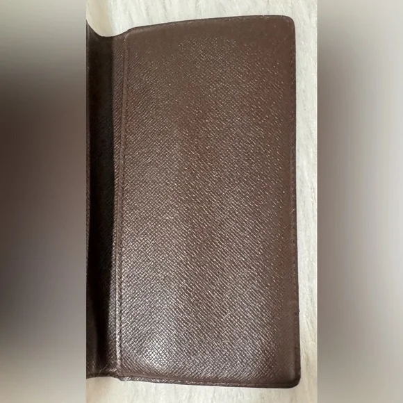 Authentic Vintage Louis Vuitton Damier Ebene Pattern Bifold Wallet GUC - Picture 8 of 15